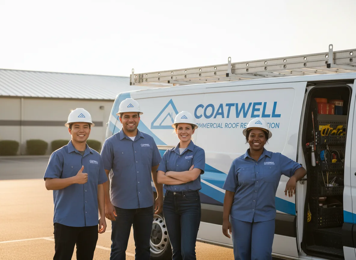 Commercial roof coating company in Searsboro, IA